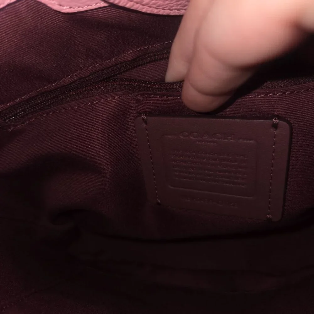 Pink Leather Coach bag and wallet - Picture 15 of 16
